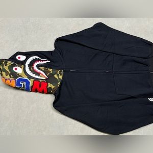 BAPE Shark Full Zip Up Camo Hood